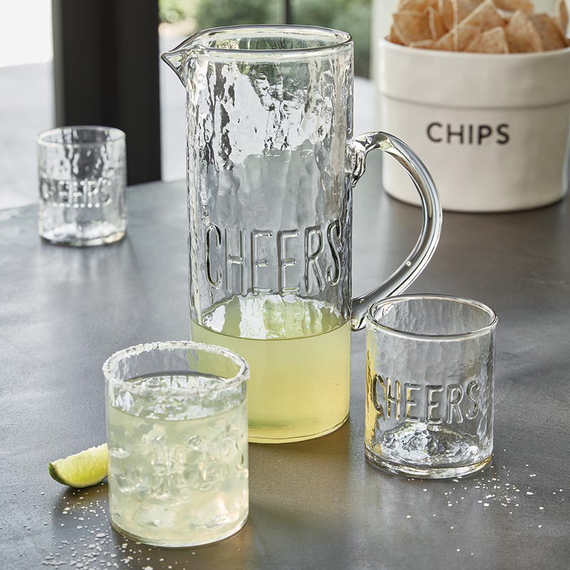 Glass Pitcher - Cheers
