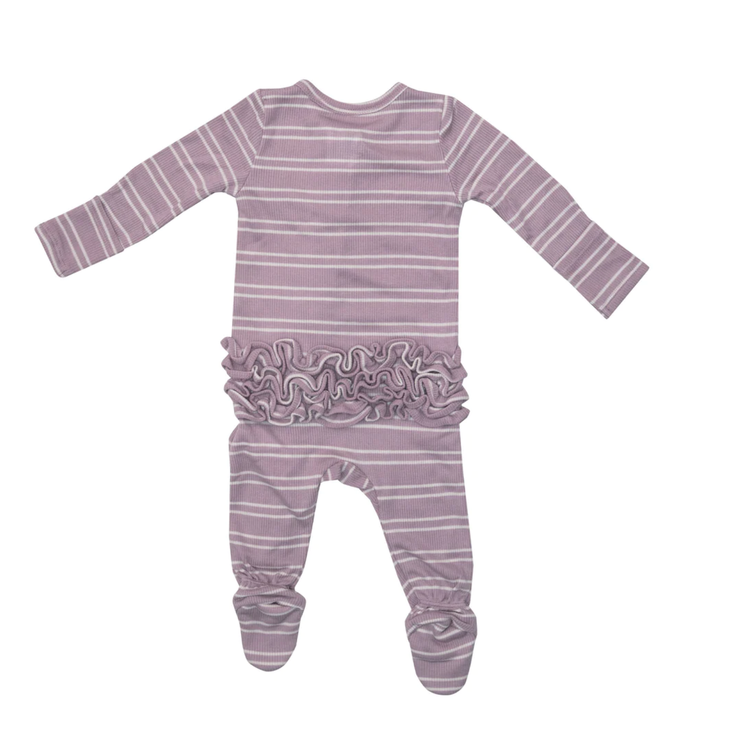 Angel Dear - Purple Ruffle Footie