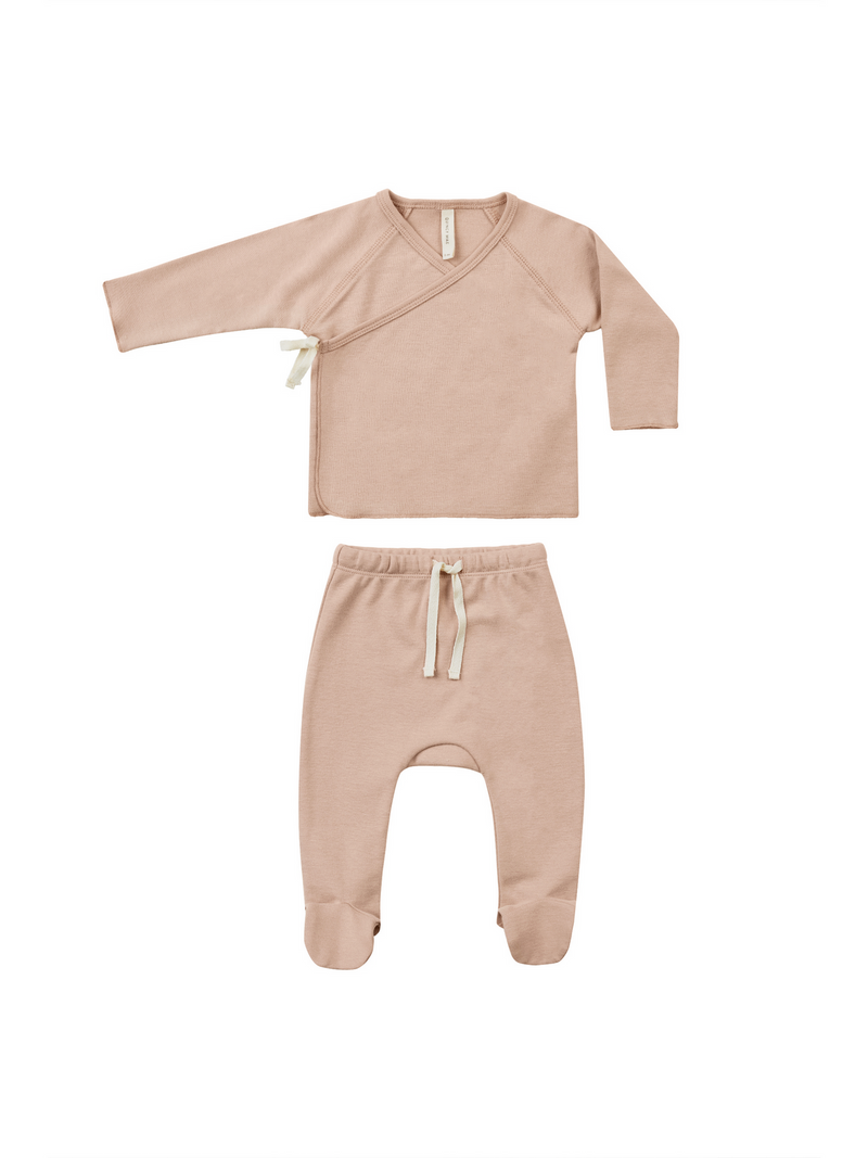 Top and Footed Pant Set