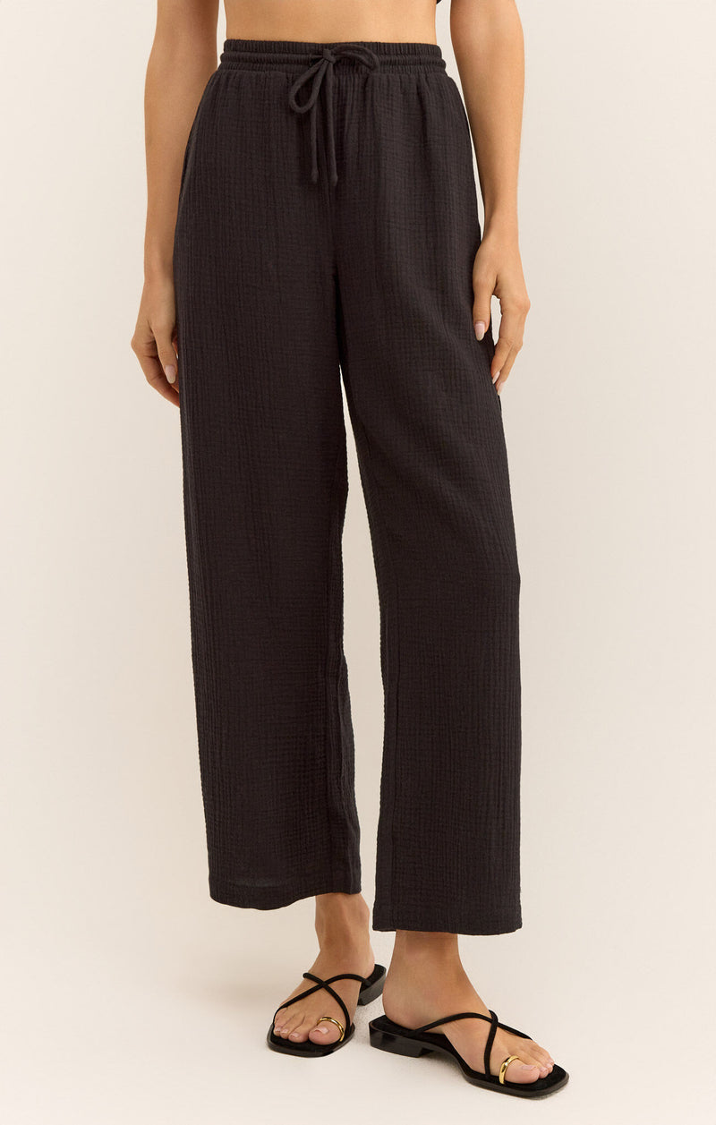 Bondi Black Gauze Pant