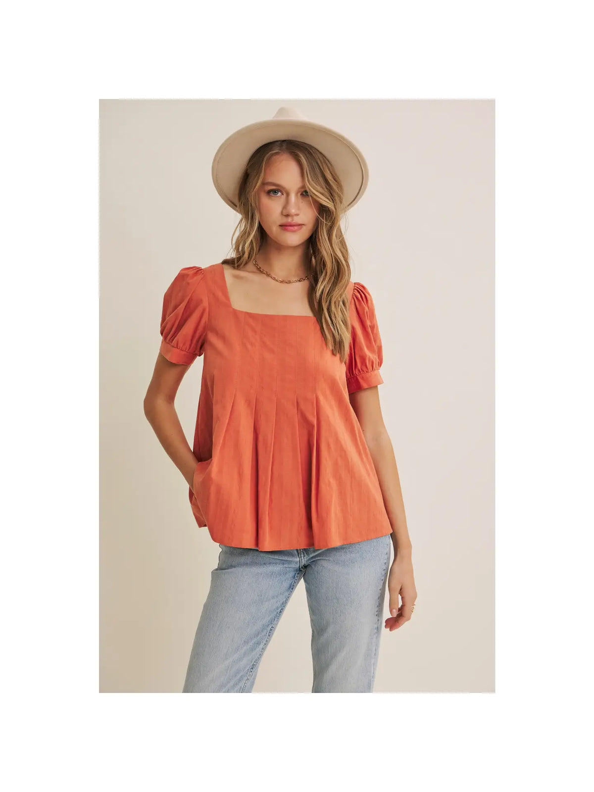 Sunday Aire Textured Top - august