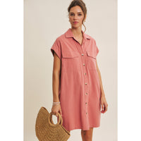 Rose Meadow Shirt Dress