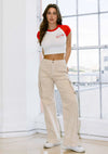 Vivi Sand Cargo Pants