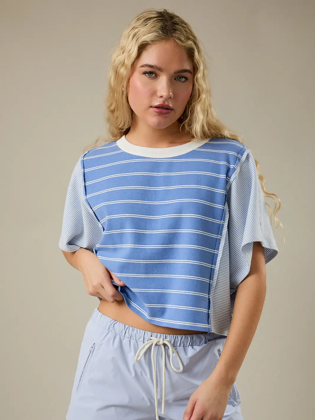 Boxy Stripe Top