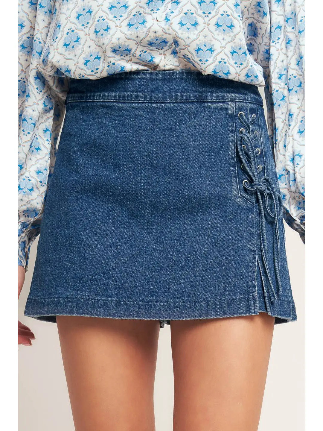 Macy Denim Skort