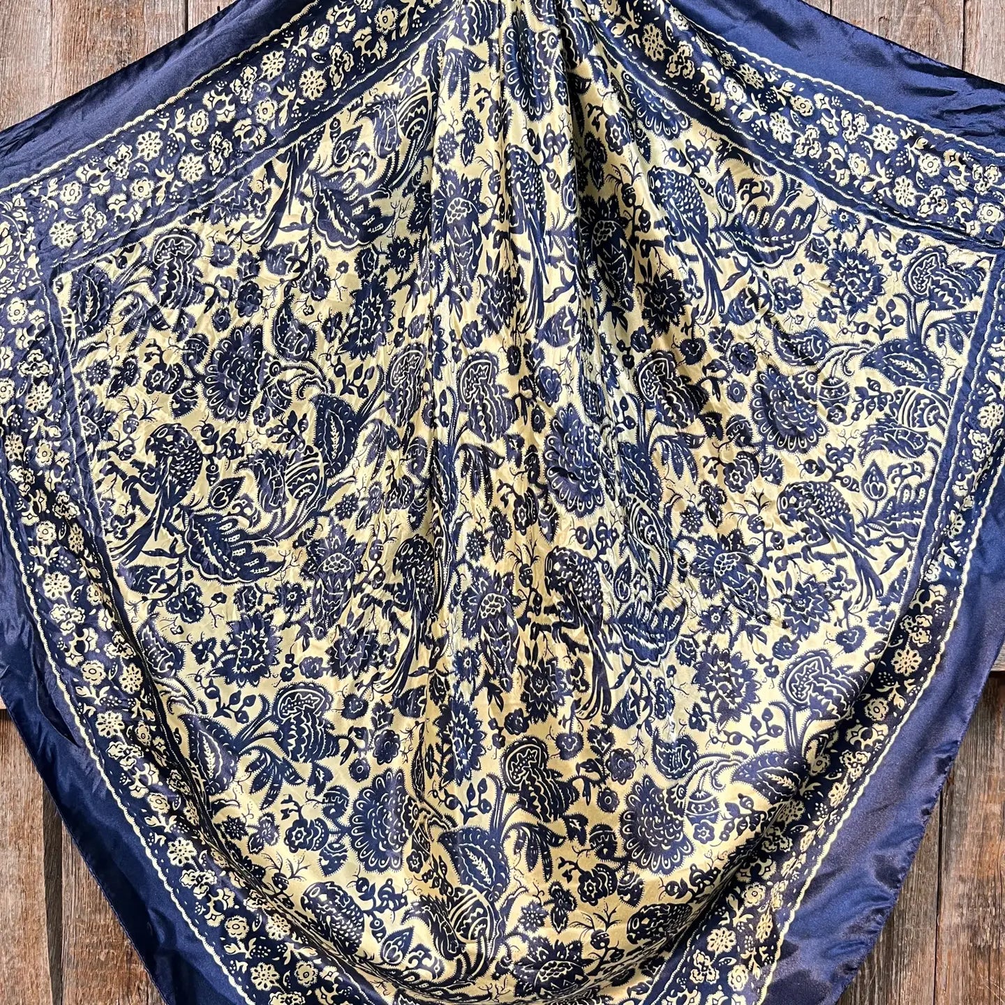 Wild Rag -Royal Blue and Cream