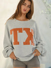 TX Graphic Sweatshirt/brnt orange