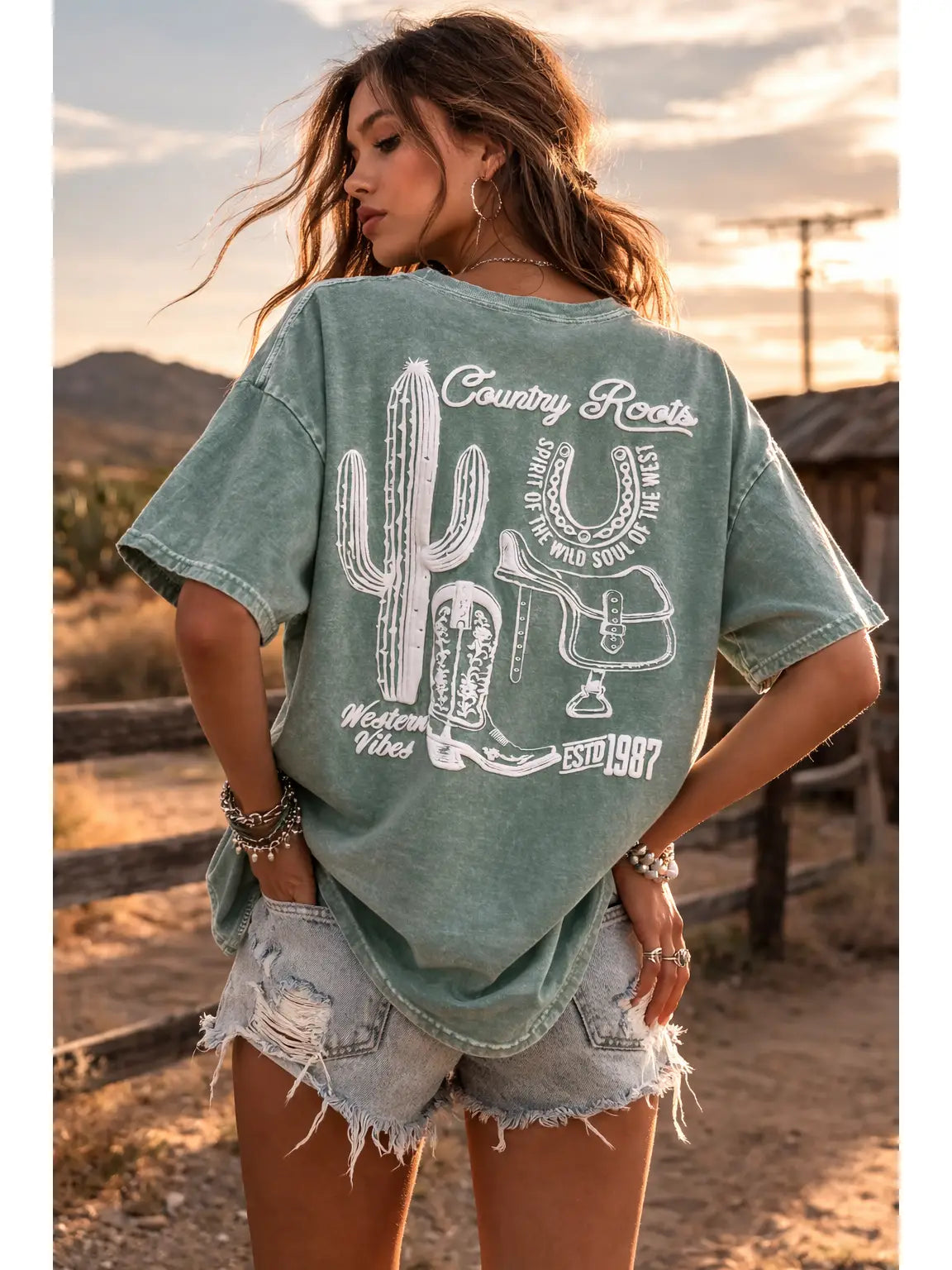 Country Roots Puff T-shirt