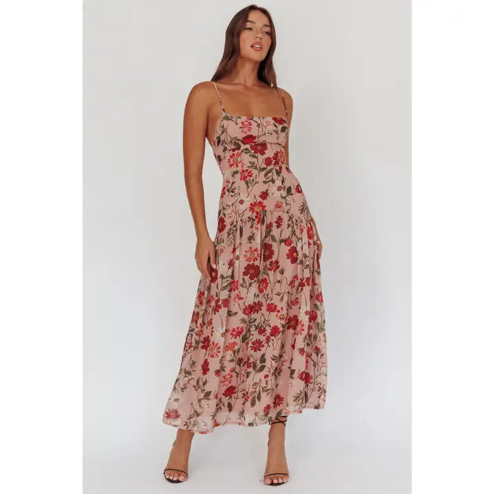 Misty Floral Maxi