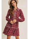 Misty Scallop Lace Dress