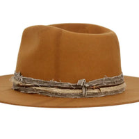 Vintage Wool Fedora Hat
