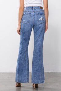 Hidden Split Flare Jean