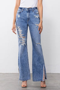 Hidden Split Flare Jean