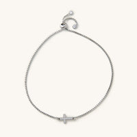 Nikki Smith - Crystal Cross Slider Bracelet