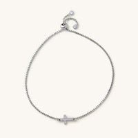 Nikki Smith bracelet- Martha cross stainless steel