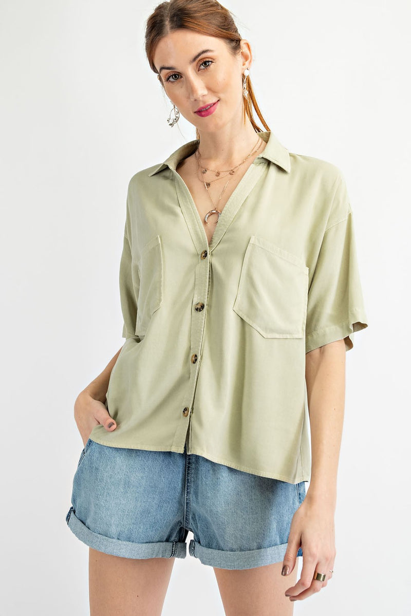 Callie Button Down Top