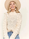 Madison Rhinestone Sweater
