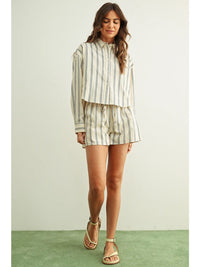 Chancy Striped Shorts