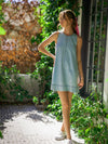 Sleeveless Denim A Line Dress