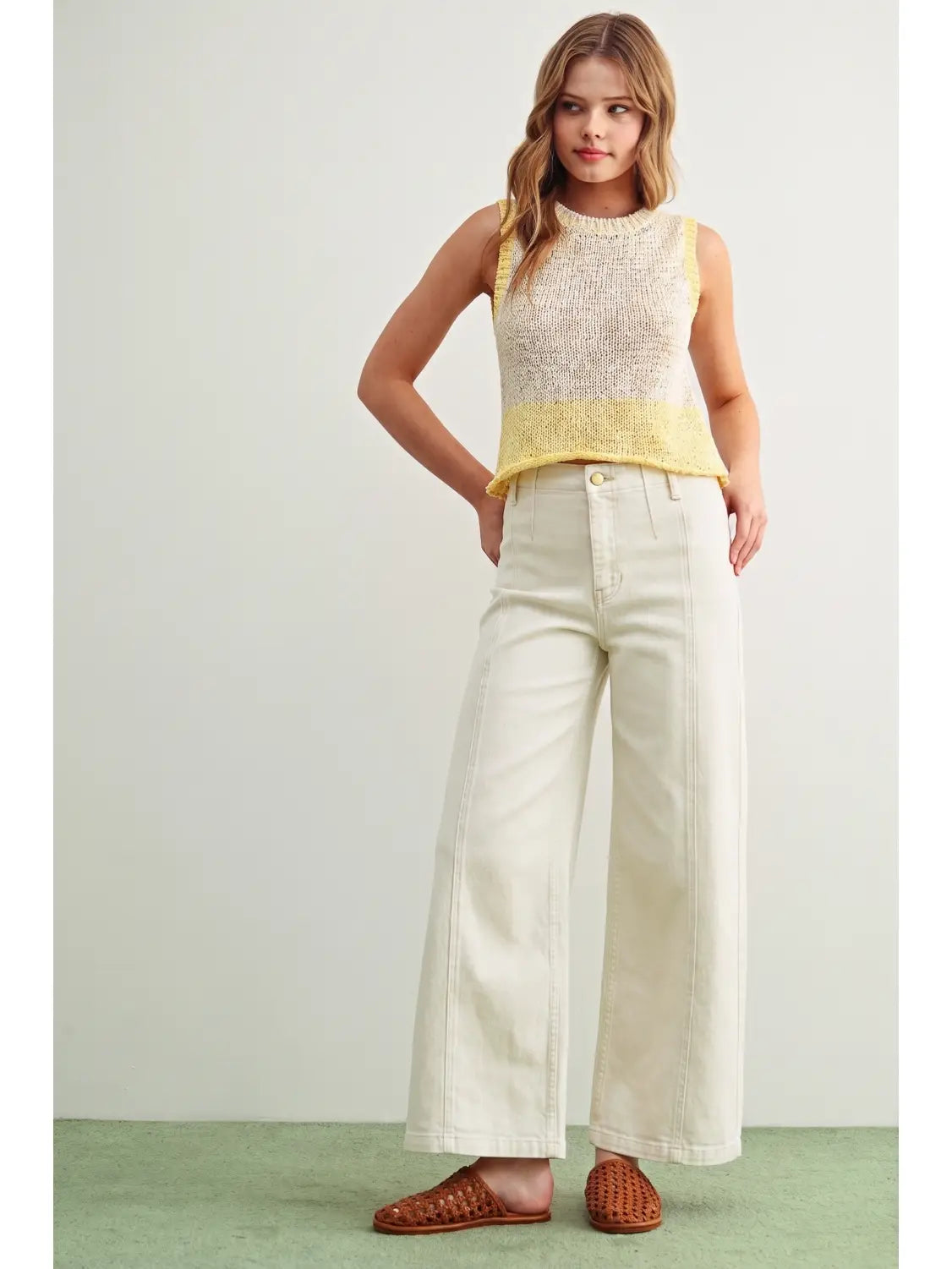 Whitney White Denim Pants