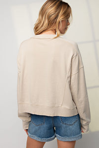 Kelly Terry Knit Pullover