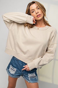 Kelly Terry Knit Pullover