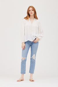 Laney White Blouse