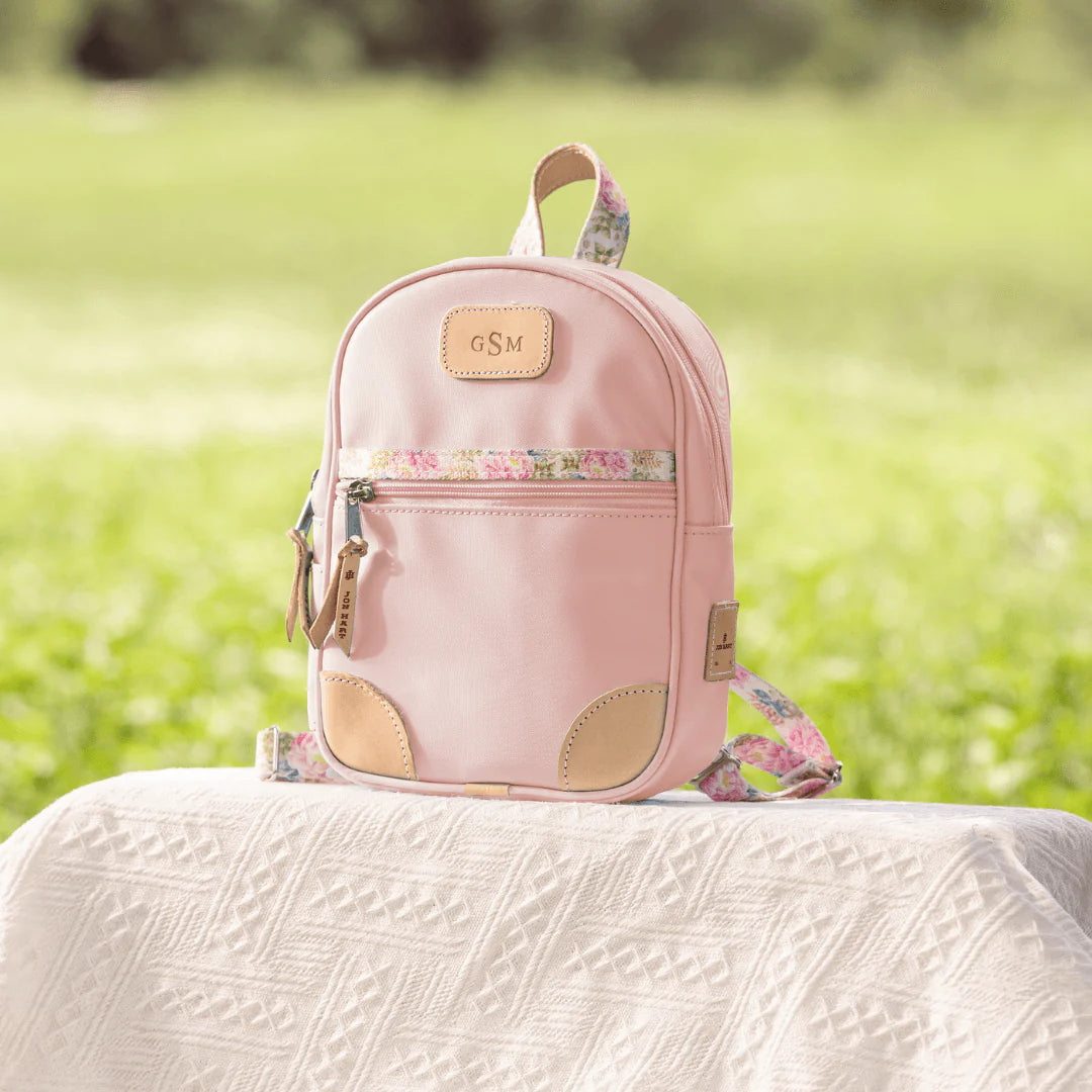 johanna heart mini backpack black Jon Hart | French Blue Coated Canvas | Genuine Natural Leather Details Carry all your essentials with ease and add a touch of luxury to any outfit Mini Backpack Vivienne Westwood Black