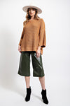 Kacey Wide Sleeve Sweater - Caramel