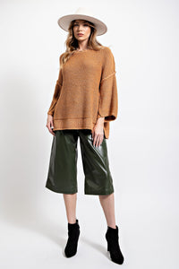 Kacey Wide Sleeve Sweater - Caramel