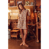 Plaid Shirt Mini Dress
