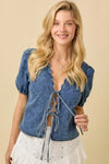 Vanna Denim Top