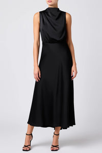 Ada Satin Midi Dress