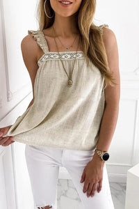 Ashley Ruffle Strap Tank