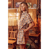 Plaid Shirt Mini Dress