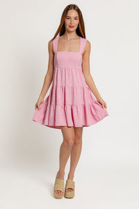 Zoe Wide Strap Mini Dress