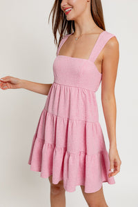 Zoe Wide Strap Mini Dress