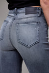 Hidden - Flare Pintuck Jean