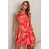 Mosiac Print Dress