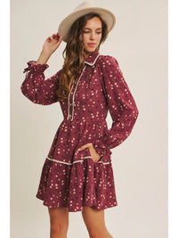 Misty Scallop Lace Dress