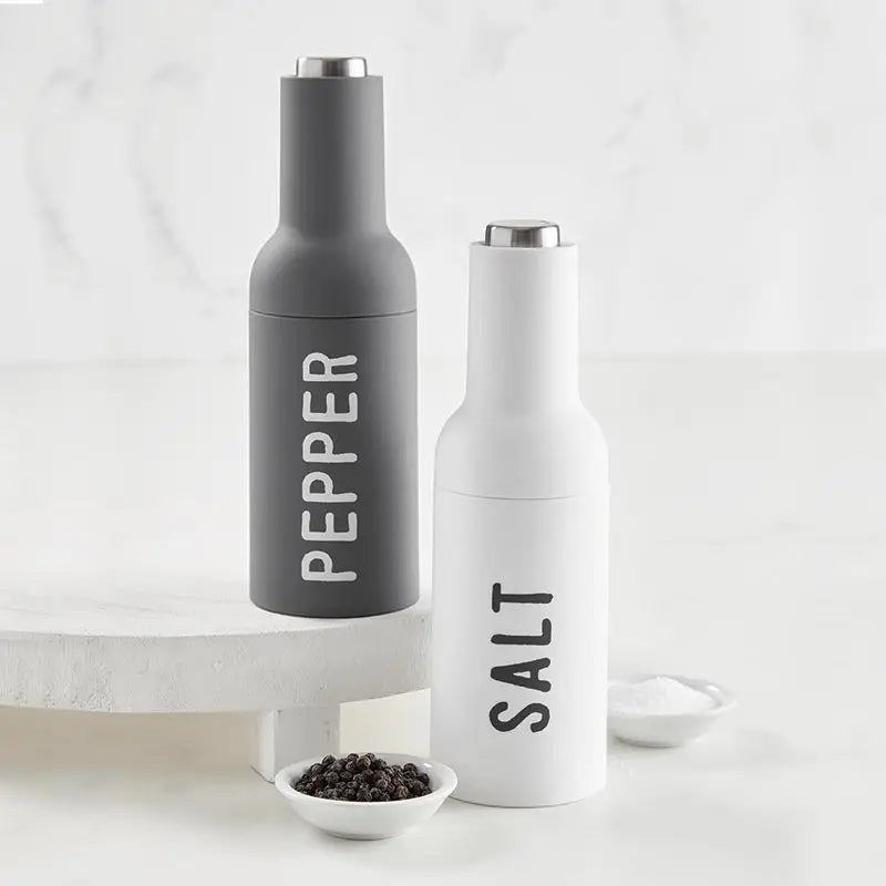 Electric Matte Gray Pepper Grinder