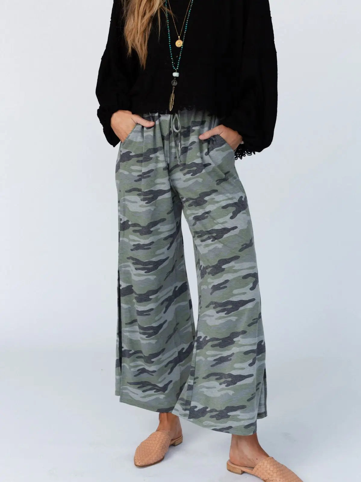Casual Wanderer Wide Leg Pants