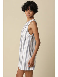 Isla Open Back Striped Dress