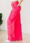 Vivi Pink Cargo Pants
