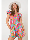 Poplin Floral Romper