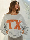 TX Graphic Sweatshirt/brnt orange