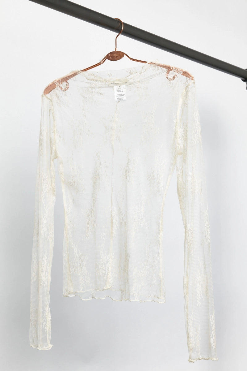 Long Sleeve Lace Top