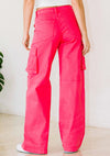 Vivi Pink Cargo Pants