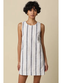 Isla Open Back Striped Dress