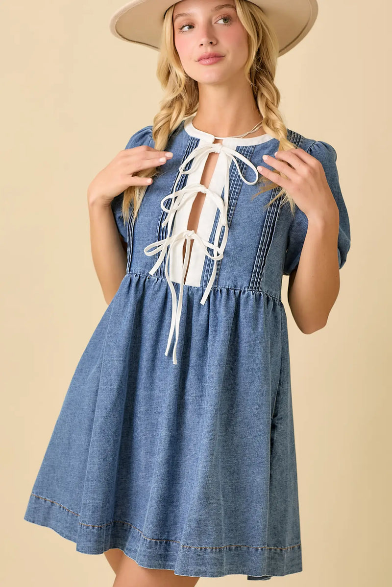 Misty Denim Dress